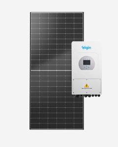 Kit Energia Solar 8,19kWp 585W 8kW-HYB-G05EA 220V Fibrocimento Elgin (c/ String Box)
